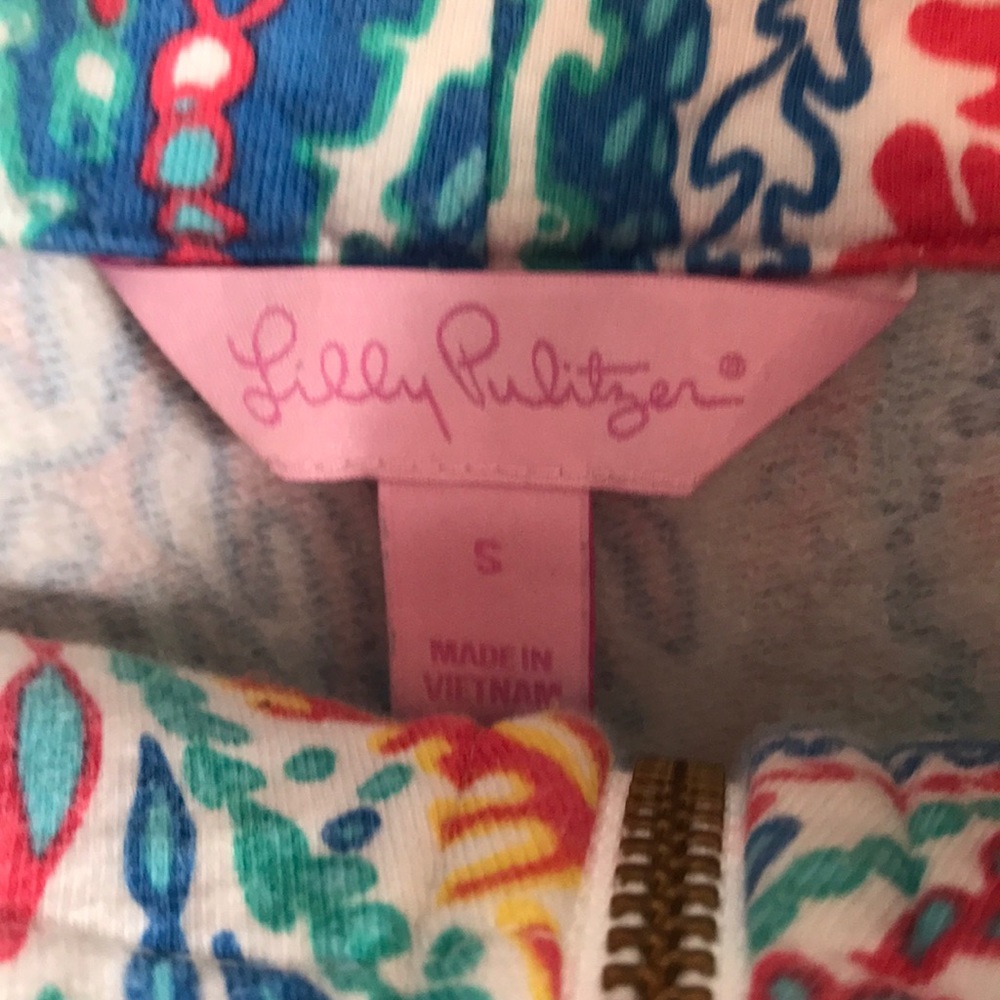 Lilly Pulitzer Half Zip! Size Small - image 3
